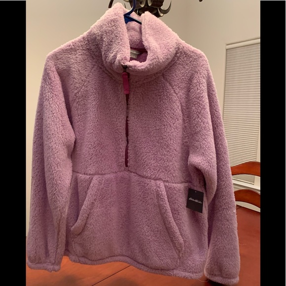 Eddie Bauer Sherpa Fleece Jacket. - Picture 1 of 6